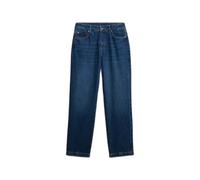 Superdry Jean droit mi-haute bleu nuit Femme Taille 34