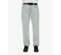 Superdry Mid Rise Straight Leg Jeans Bleu 26 / 32 Femme
