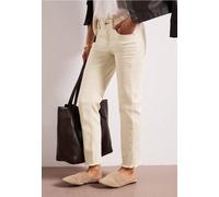 Jeans Straight Legs avec ourlet ouvert