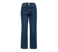 Jeans straight taille haute femme Selected Kate - medium blue denim - 29x32 29/32