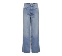 ONLY ONLHOPE Icon EX HW Wide DNM CRO305 Noos Jeans, Medium Blue Denim, 29W / 32L Femme