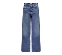 Jeans taille haute femme Only Madison Blush Cro372 Bleu Sx30
