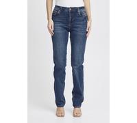 Jeans taille haute femme Pulz Jeans Sandra Bleu 28x30
