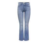 Only Onlblush MW Back Pock FLA Tai222 Dnmnoos – Denim Bleu médium – L x 32L