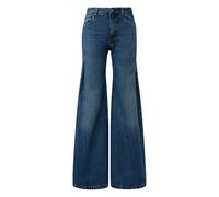 Jeans Tapered cinq poches taille mi-haute femme COMMA Bleu 38