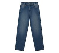 Jeans Tapered coupe dÃ©contractÃ©e taille mi-haute Jambe fuselÃ©e effet dÃ©lavÃ© enfant s.Oliver Toni Bleu 14 ans Slim