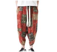 Jeans Tendance 2026 Homme Beige Flanelle Intérieur sur Patchwork Imprimé Tendance Matelassé Compression Gardien Magasin Elephant Fermeture Delave Roi Bretelles Cyclisme Forme Veste