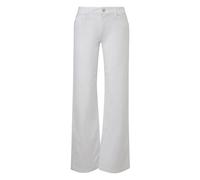Jeans Wide Leg avec silhouette dÃ©contractÃ©e femme QS Catie Blanc 40x30