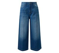 Jeans Wide Leg culotte coupe droite taille haute jambe large femme s.Oliver Suri Bleu 48