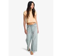Jeans wide leg femme Billabong Be Free Bleu 26