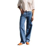 Jeans wide leg femme Freeman T Porter Agatha Bleu 31
