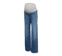 Jeans wide leg femme Mamalicious RA380 GA Bleu 33x32