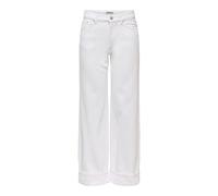 Jeans Wide Leg femme Only Ella Blanc Sx32