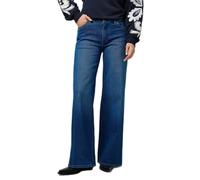 Jeans Wide Leg femme Wrangler World Bleu 29x32
