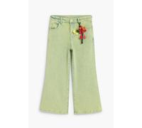 Jeans Wide Leg fille Desigual Joya Vert 9/10 ans