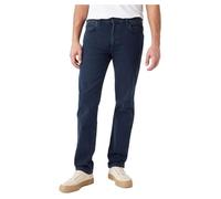 Jeans Wrangler Greensboro - Homme - Bleu Fer - Coupe Droite - Coton Recyclé 33/36