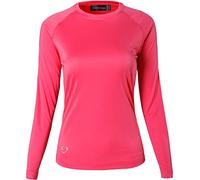 jeansian Femme UPF 50+ UV Sun Protection Sport Long Sleeve T-Shirt Tee Tops SWT246 Red L