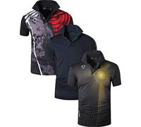 jeansian Homme 3 Piece Melanger Pack Sport Polo T-Shirt LSL195 MixPackH XXL