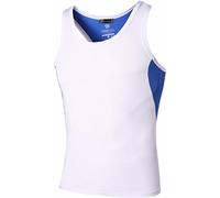 Jeansian Homme Debardeurs De Sport Outdoor Tops Tee Men Summer Vest Sport Tank Tops LSL203 White S