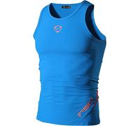 Jeansian Homme Debardeurs De Sport Outdoor Tops Tee Men Summer Vest Sport Tank Tops LSL3306 LightBlue XL