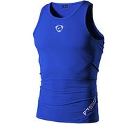 Jeansian Homme Debardeurs De Sport Outdoor Tops Tee Men Summer Vest Sport Tank Tops LSL3306 Oceanblue S