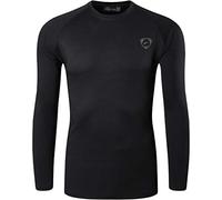 Jeansian Homme Mens Sun Protection Outdoor Sports Long Sleeve T-Shirt Tee Tops LA245 Black XL