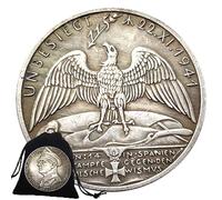 Jearls Ancienne pièce de monnaie allemande en nickel de 1941 - Pièce de monnaie du monde de Prusse - Pièce commémorative allemande porte-bonheur pour papa/amis