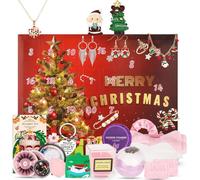 Jeasona Calendrier de l'Avent 2024 pour femmes - Beauté & Cosmétiques - Petite amie & Adolescente - Cadeau de Noël