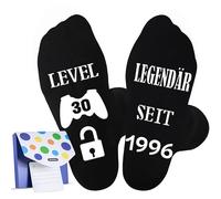 Jeasona Chaussettes 30e Anniversaire pour Hommes Antidérapantes 30e Anniversaire Hommes Cadeau Drôle 30e Anniversaire Homme Idées