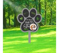 JeathFea Pierre tombale personnalisée pour Chien, Plaque commémorative pour Chien, Pierre tombale pour Chien, Cadeau personnalisé en Cas de Perte d'un Animal de Compagnie