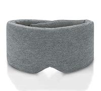 JEBBLAS 100% coton fait à la main Masque de sommeil Blackout Super doux et confortable Masque pour les yeux bloquant la lumière pour dormir Avion avec les yeux bandés ajustables
