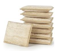 JEBBLAS 8pcs Eponges Grattante Antibactérienne Tampons Microfibre Non Odor Brosse Ideal pour Poêlons Antiadhésifs Poêles Pots avec Crochet Ventouse