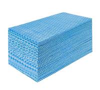 JEBBLAS Lavette Non Tissée Lavable,Chiffon Jetable J Cloth-Bleu，60 pièces