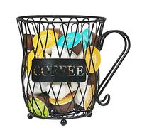 JEBELE Porte Capsule Dolce Gusto, Panier à Capsules de Café, Rangement Capsule Nespresso de Grande Capacité pour de Tasses 50 K, Noir Support Capsule pour Comptoir, Maison, Bureau Dolce Gusto