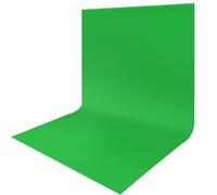 JEBUTU Greenscreen, 3x6m (19,6x9,8pieds) Grand Arrière-plan Pliable pour Photographie Vert Chromakey en Polyester Lavable pour Studio Photo, Vidéo, Télévision, Zoom, YouTube