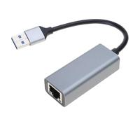 jebyltd Adaptateur USB C vers Gigabit Ethernet de type C vers convertisseur LAN Rj45 2500 m sans lecteur