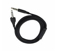 jebyltd Câble d'extension pour casque avec commandes en nylon tissé pour casque de jeu AW920H Inline Volume Muti Control