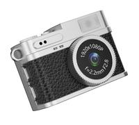 jebyltd Caméra De Voyage Miniature 1080P 30FPS Écran 0.96 Pouces Et Batterie 180mAh Appareil Photo Numérique Portable Simple À 4 Boutons en Matériau ABS