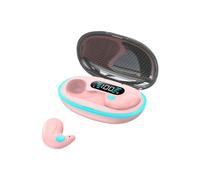 jebyltd Casque De Sommeil Invisible Son À Oreille Ouverte Matériaux PC + ABS Batterie Intégrée Faibles Volumes Protections Auditives Casque À Conduction Osseuse Rechargeable Portable sans Fil