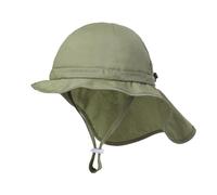 jebyltd Chapeau de soleil pour bébé avec protection du cou - Pour activités de plein air - En coton respirant - Cache-cou pour bébé, BEG, 12 to 24M
