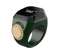 jebyltd Compteur D'anneaux Intelligent Adapté À La Pratique Religieuse Écran Numérique LCD Type C Léger Précis Compteur D'anneaux Intelligent