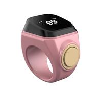 jebyltd Compteur D'anneaux Intelligent Adapté À La Pratique Religieuse Écran Numérique LCD Type C Léger Précis Compteur D'anneaux Intelligent