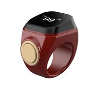 jebyltd Compteur D'anneaux Intelligent Adapté À La Pratique Religieuse Écran Numérique LCD Type C Léger Précis Compteur D'anneaux Intelligent