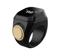 jebyltd Compteur D'anneaux Intelligent Adapté À La Pratique Religieuse Écran Numérique LCD Type C Léger Précis Compteur D'anneaux Intelligent