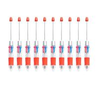 jebyltd Lot de 10 stylos à bille multicolores 4 couleurs en 1, pointe de 1 mm, écriture lisse pour étudiants, enseignants, marquage, notes, enseignants, fournitures de papeterie