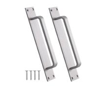 jebyltd Lot de 2 poignées de porte coulissante multifonctions en alliage d'aluminium robuste pour placard de salle de bain et fournitures de cuisine