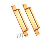 jebyltd Lot de 2 poignées de porte coulissante multifonctions en alliage d'aluminium robuste pour placard de salle de bain et fournitures de cuisine