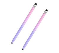 jebyltd Lot de 2 stylets à double extrémité en métal pour écran capacitif de téléphone et tablette