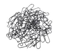 jebyltd Lot de 50 émerillons de pêche à haute résistance pour leurres de pêche à changement rapide Accessoires de pêche haute résistance