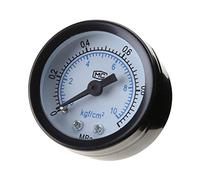 jebyltd Mini manomètre basse pression à montage arrière 0,3 cm, filetage de 0,3 cm, manomètre incassable pour carburant, air, huile, eau